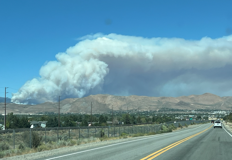 Photo by Kelsey Penrose at around 1:25 p.m. Sunday on Edmonds in Carson City.