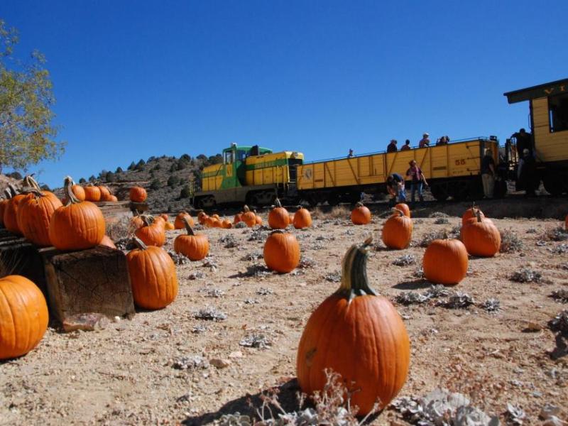 Celebrate Halloween on the Virginia Truckee Railroad.