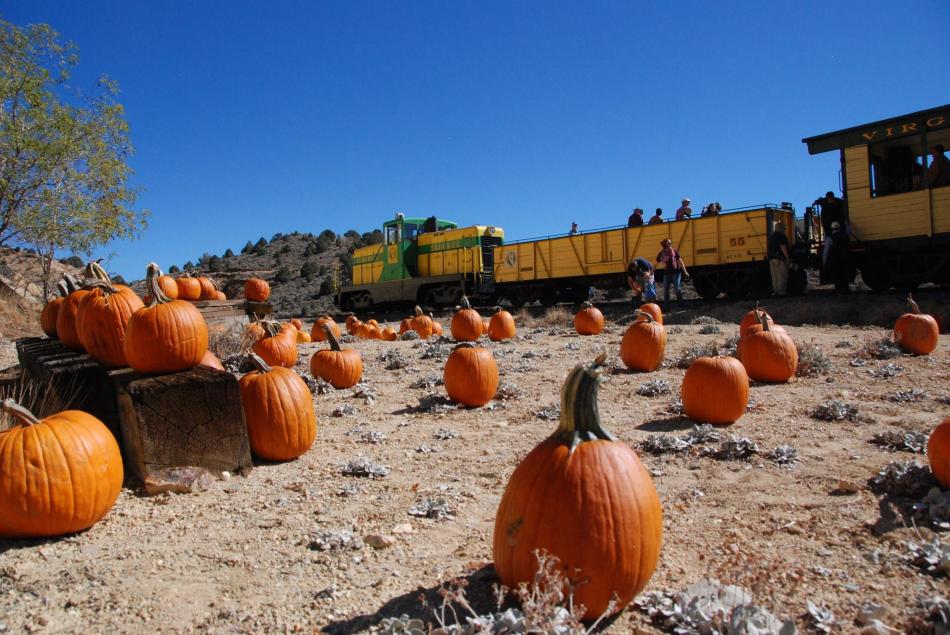 Celebrate Halloween on the Virginia Truckee Railroad.