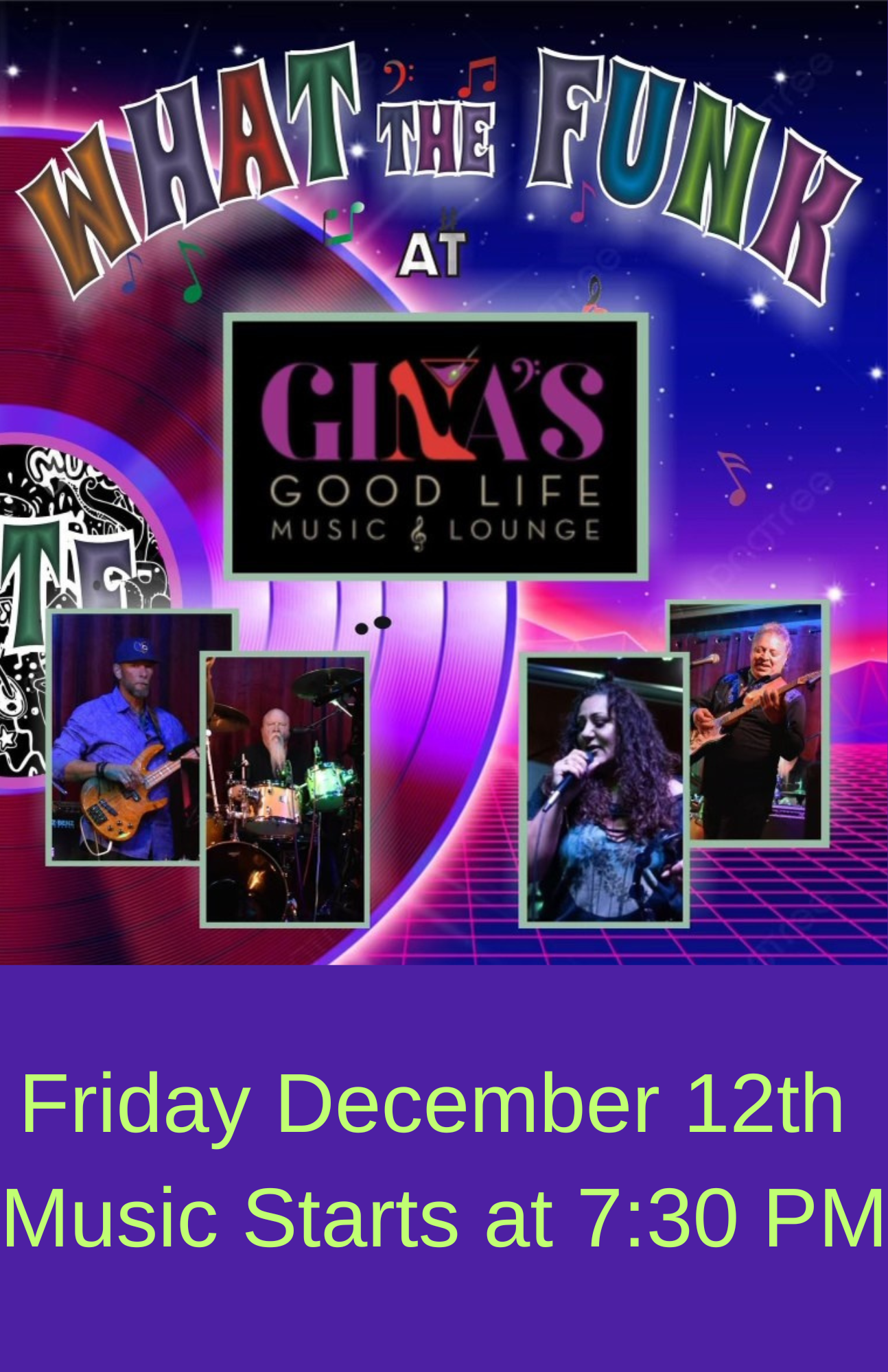What the Funk Live On Stage at Gina’s Good Life Music & Lounge - Carson Now
