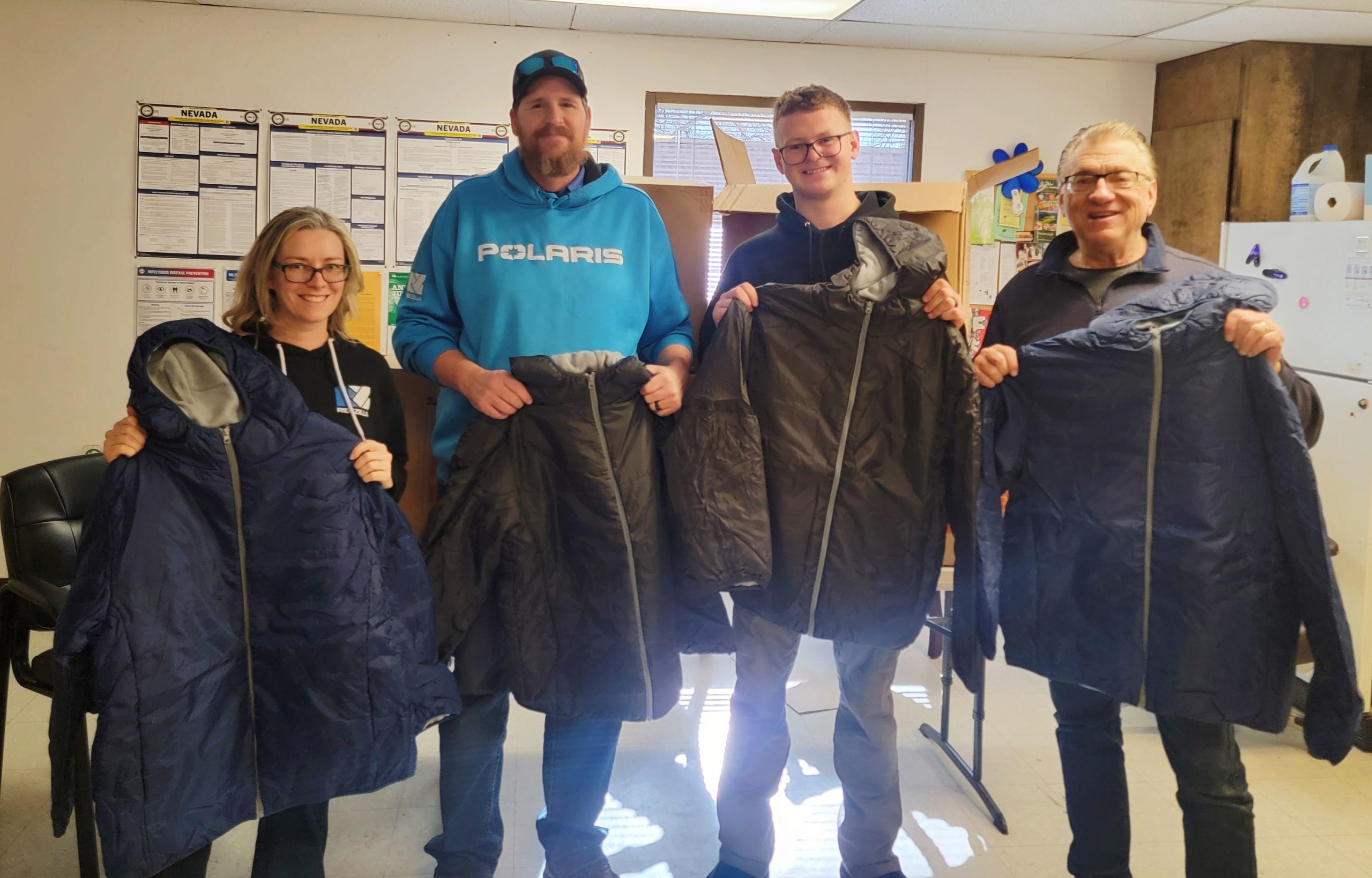 Ron Wood Family Resource Center receives generous winter coat donation from Ridezilla Carson City