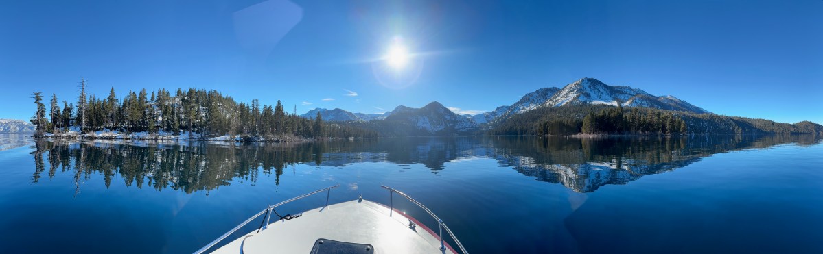 Reader photo: Panoramic of Emerald Bay