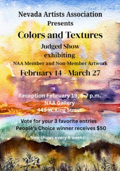 Artist Reception and Awards Presentation on February 26th!