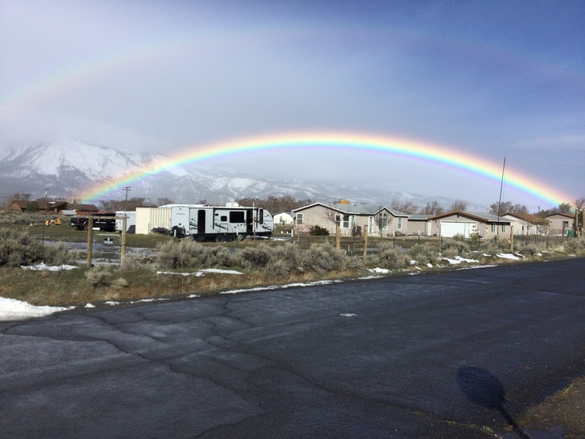 Reader photo: Double Rainbow over Carson City