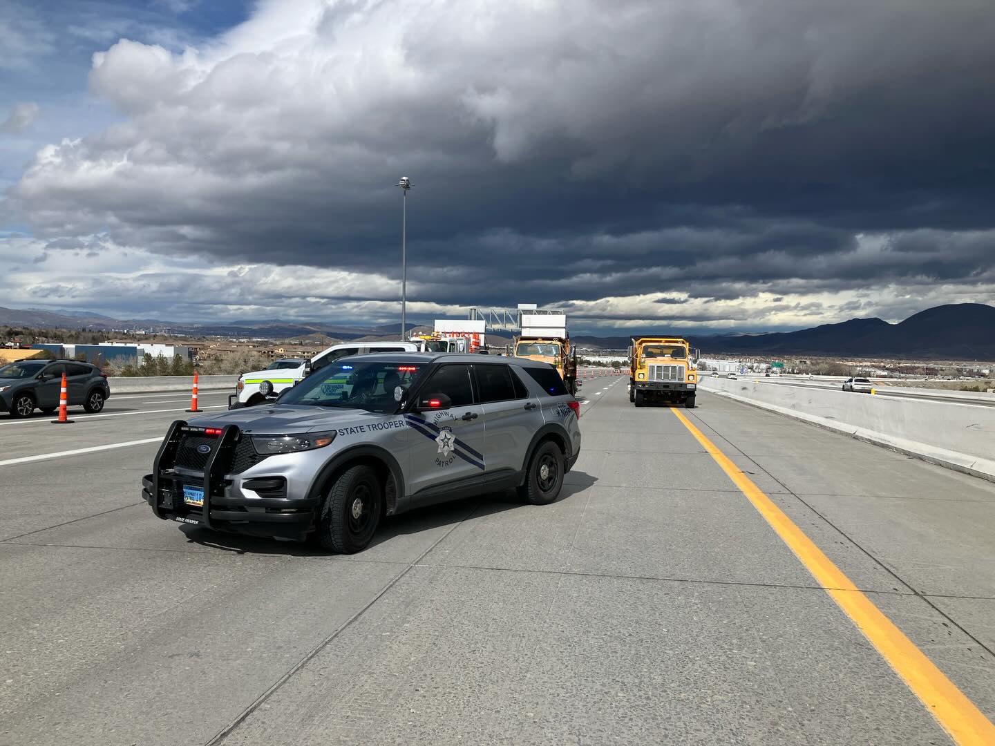 UPDATE: I-580 closed through Washoe Valley from Carson City to Reno