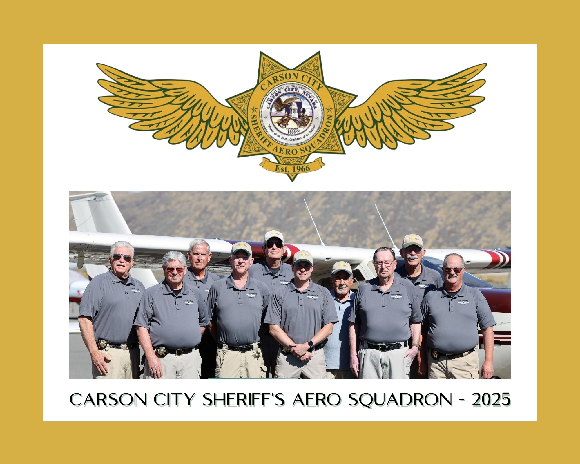 Carson City Sheriff’s Office Aero Squadron celebrates 60 years of service