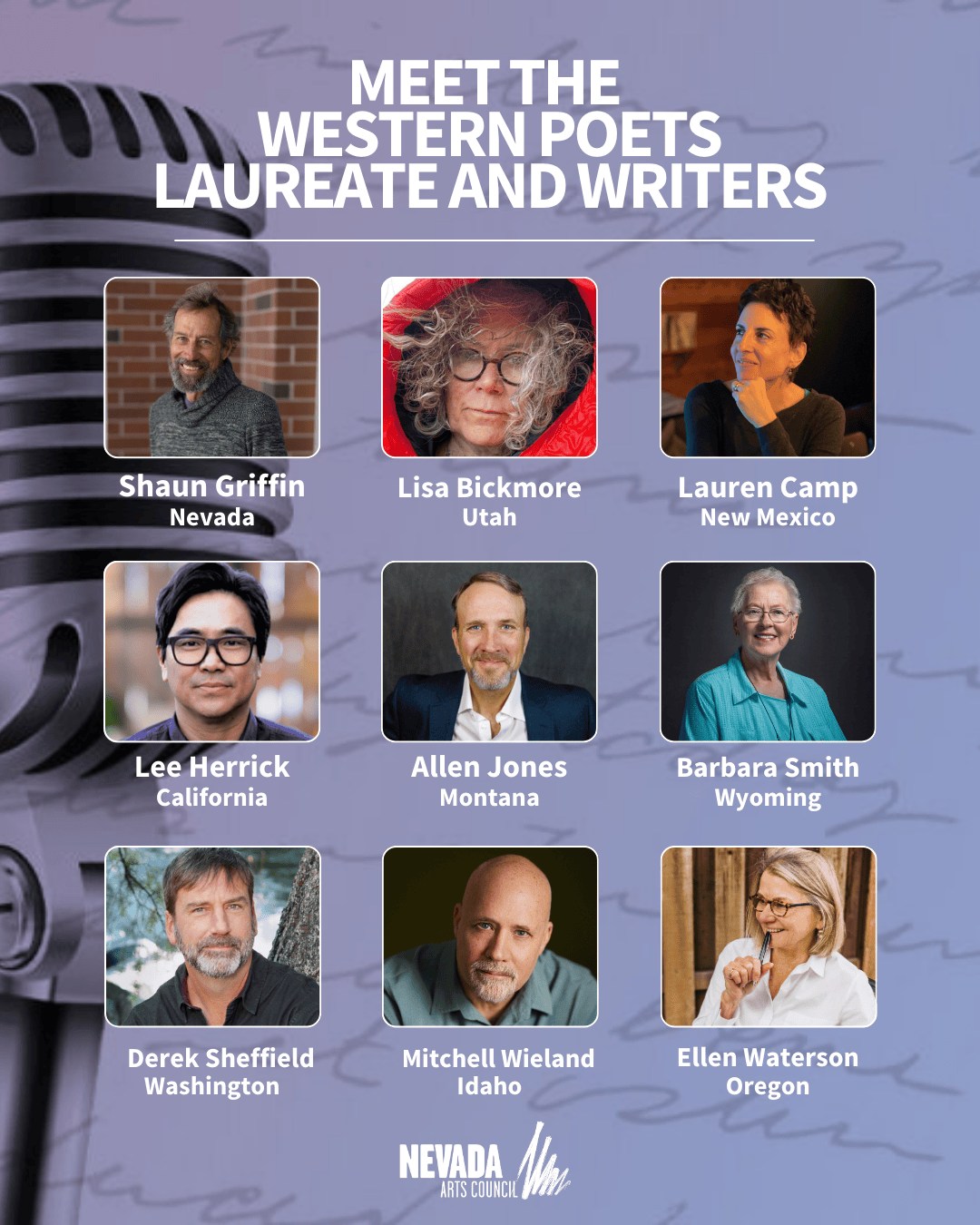 Western poets laureate and writers to gather in Carson City Sunday for readings, discussion