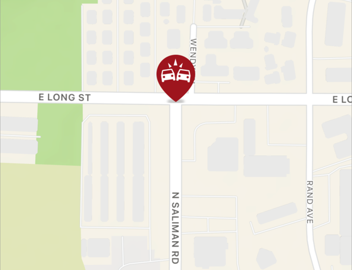 Carson City emergency crews respond to collision at East Long and North Saliman