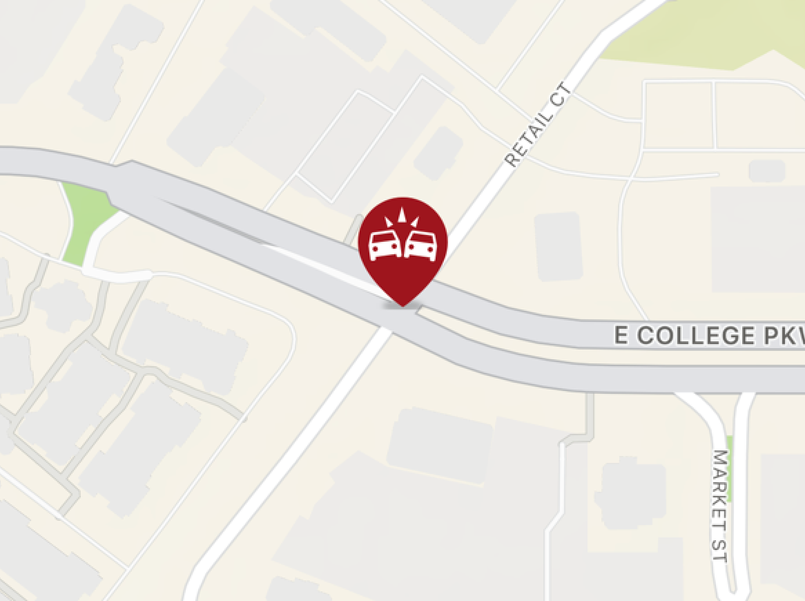 Carson City emergency crews respond to collision at College Parkway and Retail Court