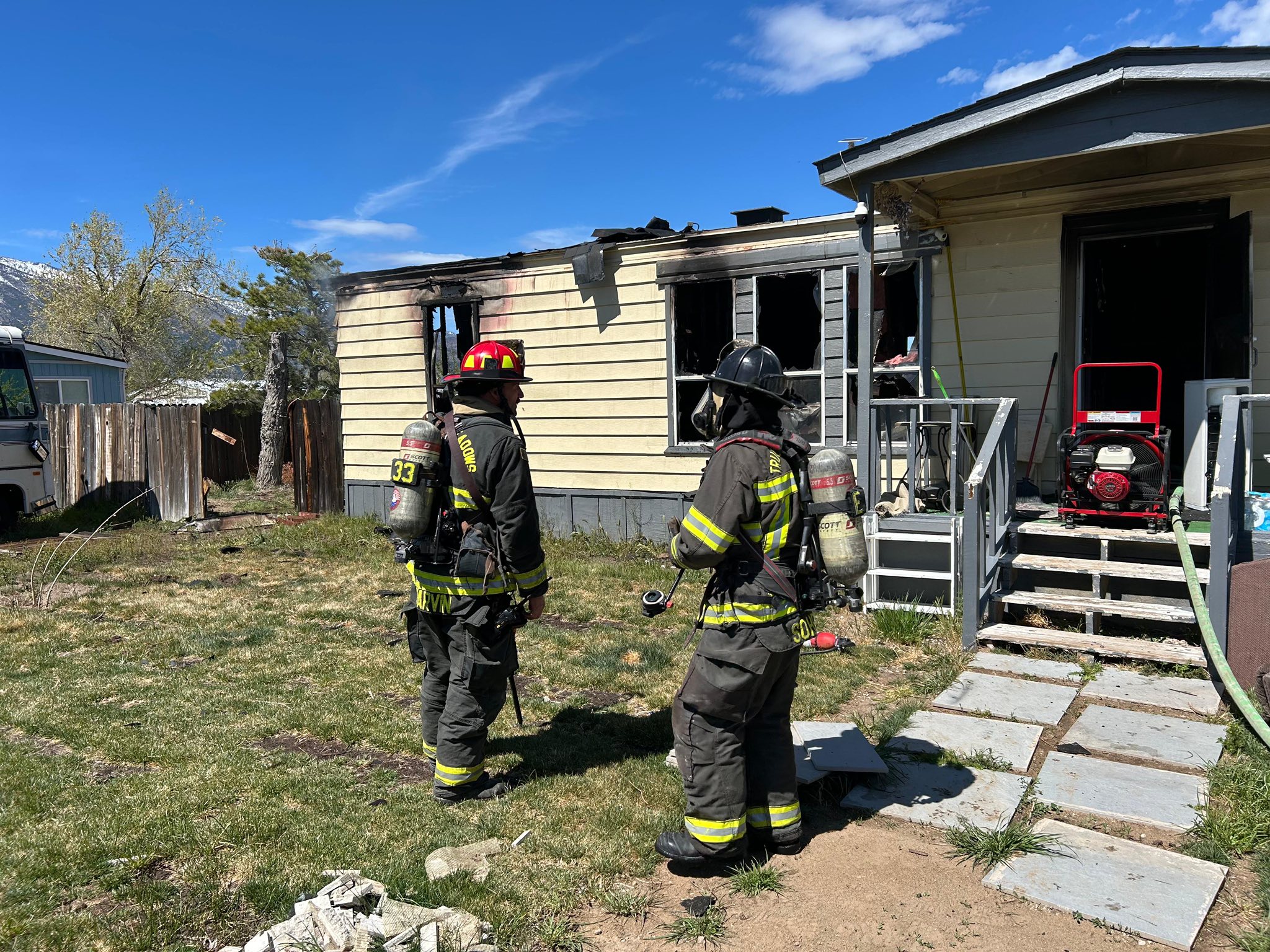 Carson City Fire Department called for mutual aid to Washoe Valley structure fire