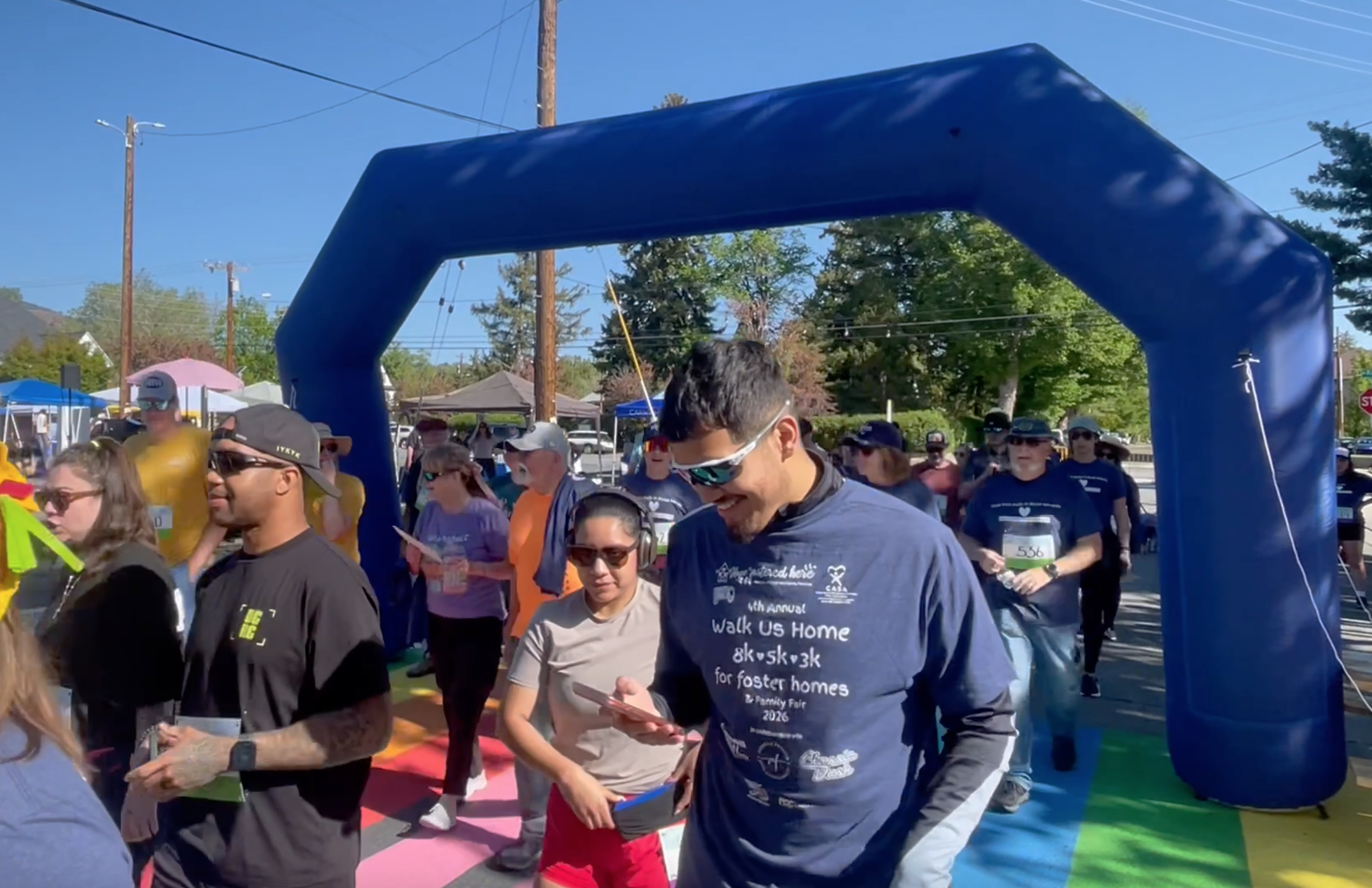 VIDEO: Carson City turnout strong in support of Walk us Home foster care run and family fair