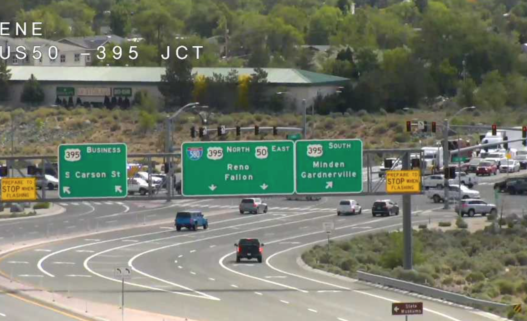 Carson City emergency crews respond to collision at Spooner Junction