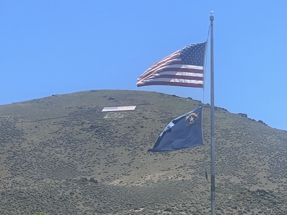 U.S. Flag retirement and C-Hill Flag dedication ceremonies happening Sunday in Carson City