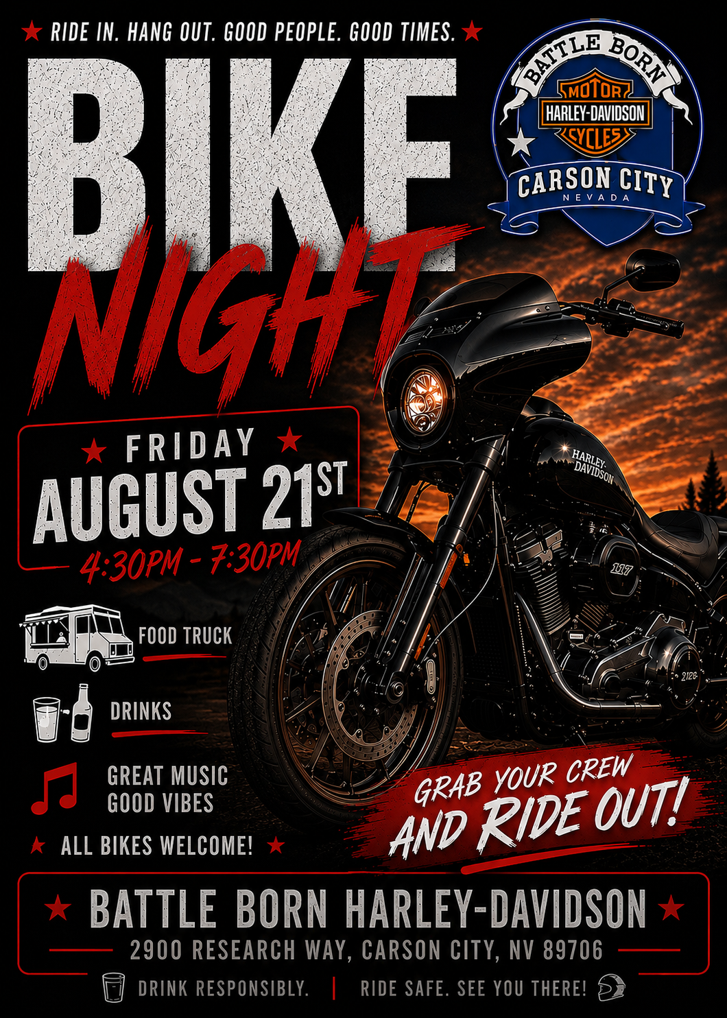 Bike Night | Battle Born Harley-Davidson