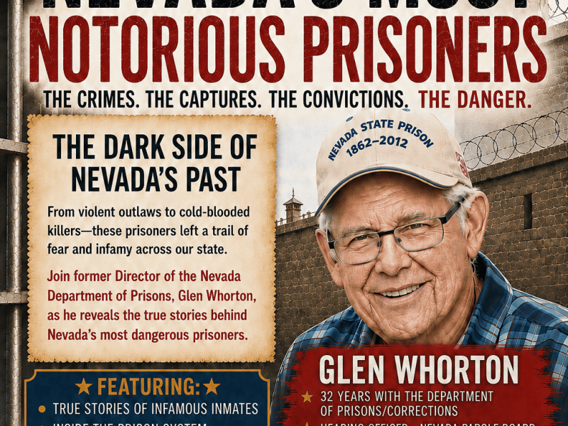 Inside Nevada’s Darkest Past: Glen Whorton Reveals the Stories of the State’s Most Notorious Prisoners