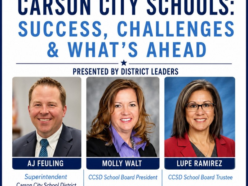 On Tuesday Rotary presents Carson City Schools: Success, Challenges and What’s Ahead