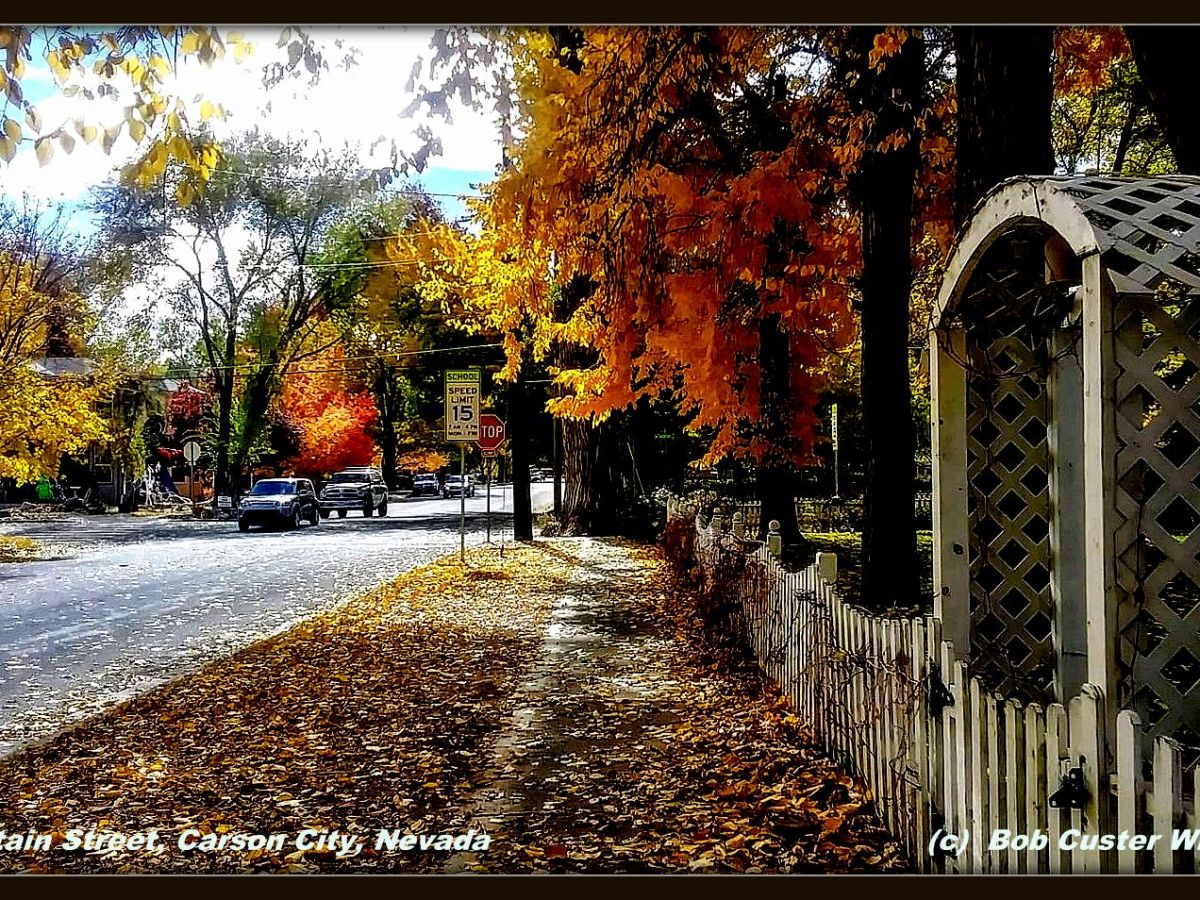 Reader Photo: Mountain Street in Carson City often has spectacular fall colors