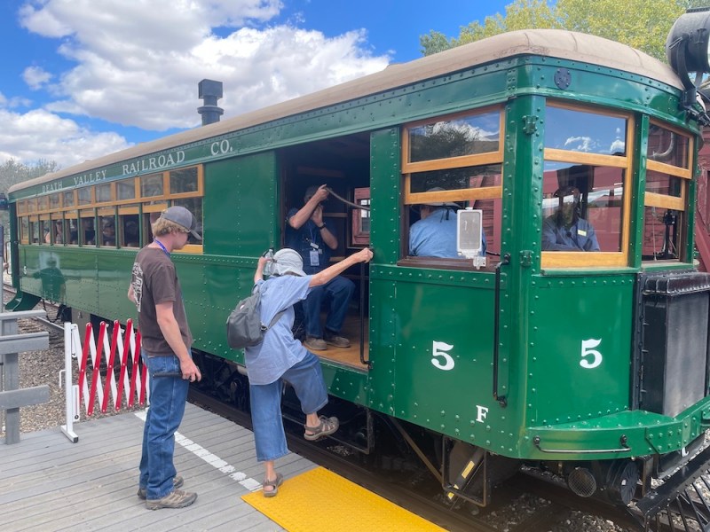 Carson City welcome train buffs at 3-day inaugural Motorcar Rally at Nevada Railroad Museum