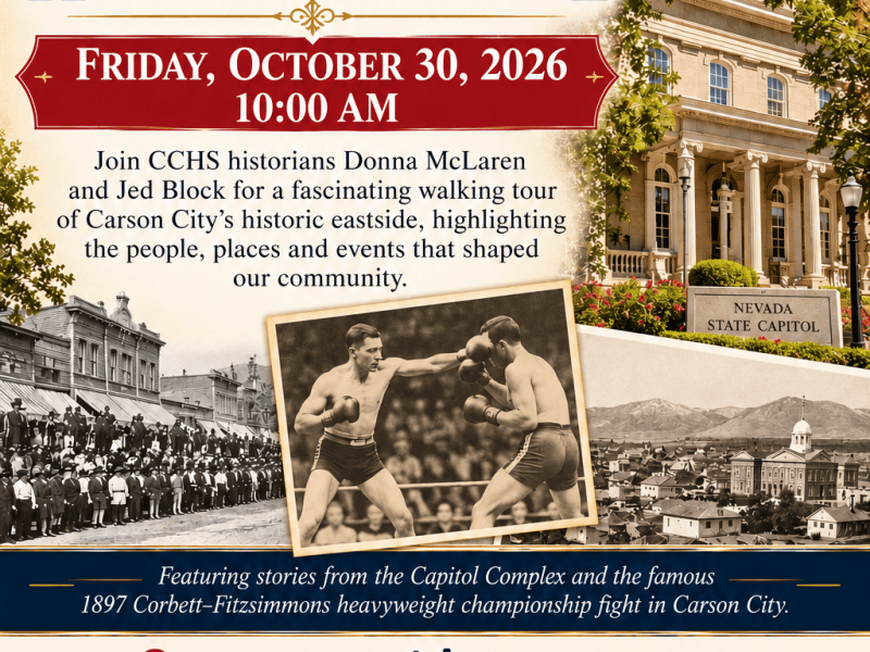 Step Back in Time This Nevada Day: Free Historic Eastside Walking Tour October 30