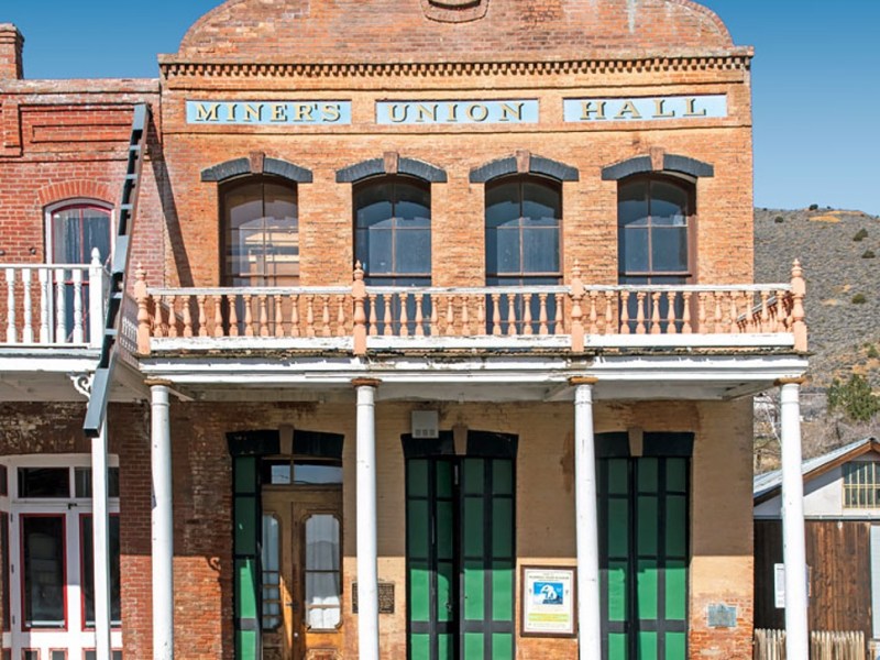 Miners’ Union Hall in Virginia City listed in the State Register of Historic Places