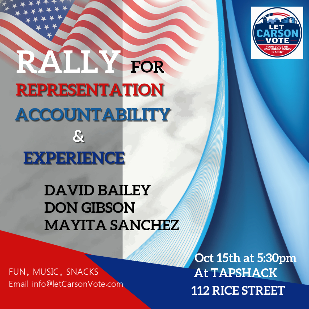 Election Candidate Rally – Hosted by Let Carson Vote