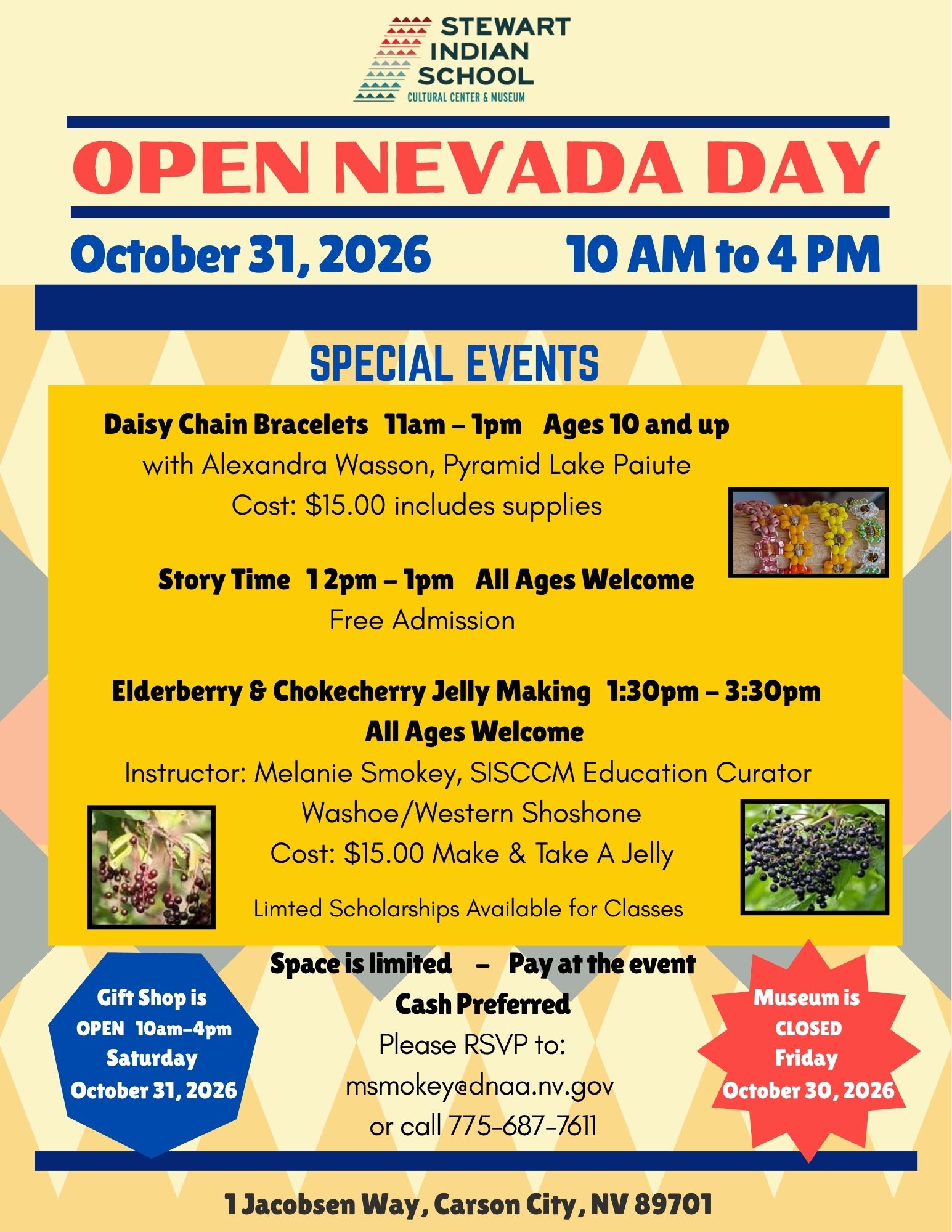 Nevada Day: Stewart Indian School Cultural Center & Museum Nevada Day Events