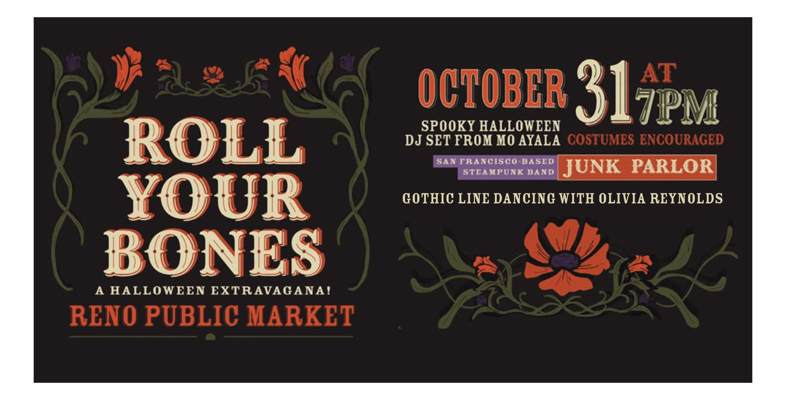 ROLL YOUR BONES: A Halloween Extravaganza at Reno Public Market