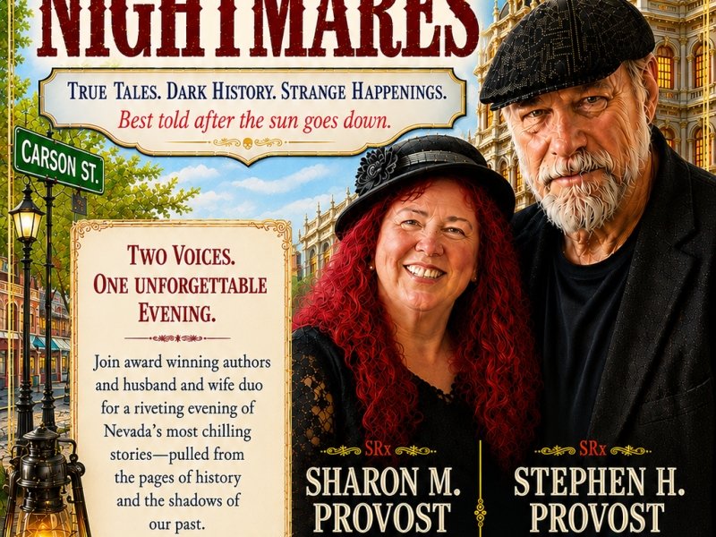 Carson City Historical Society presents: Nevada Nightmares — Dark Tales from the Silver State on Oct. 23