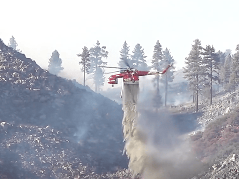 Firefighters make progress overnight on Bull Fire north of Verdi