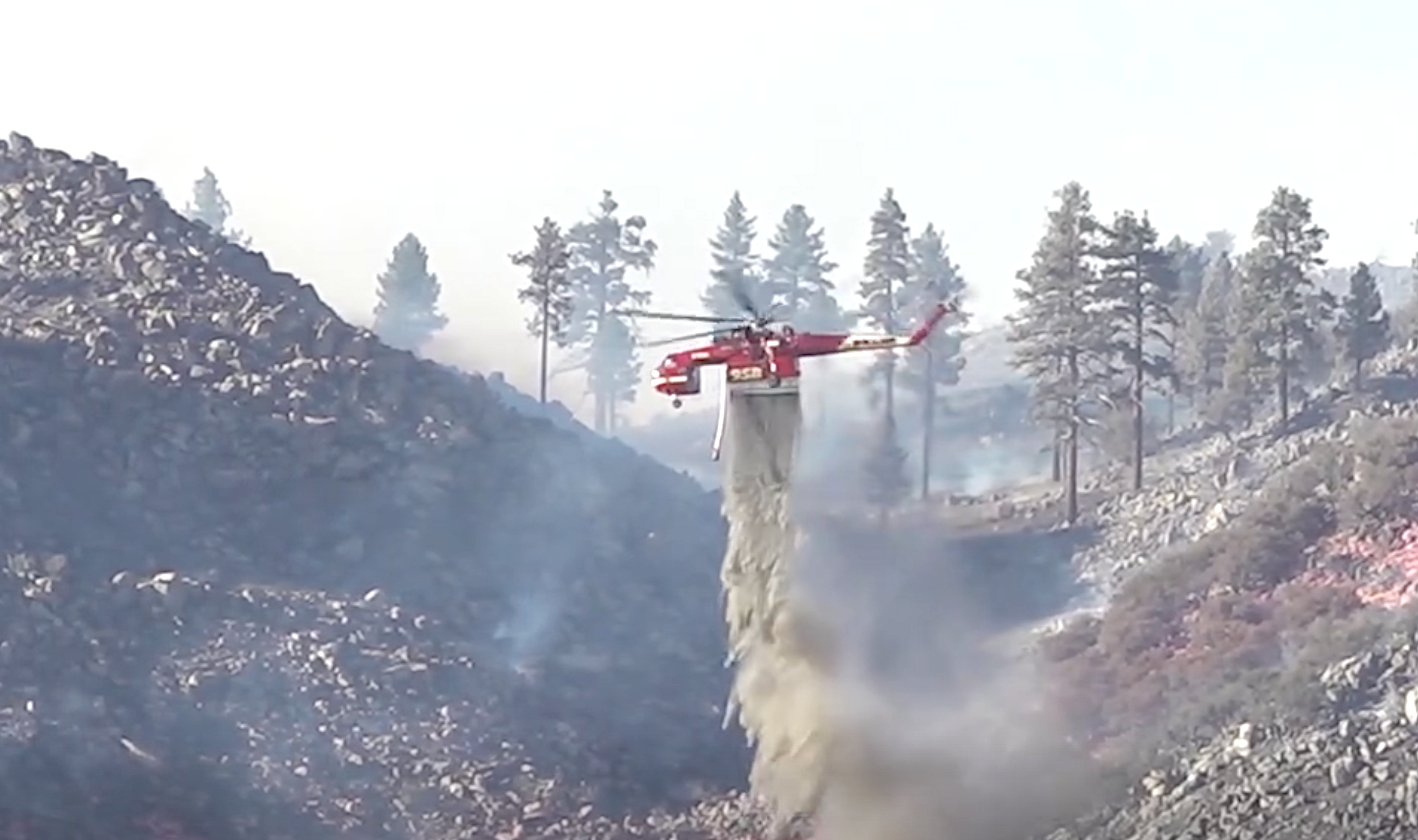 Firefighters make progress overnight on Bull Fire north of Verdi