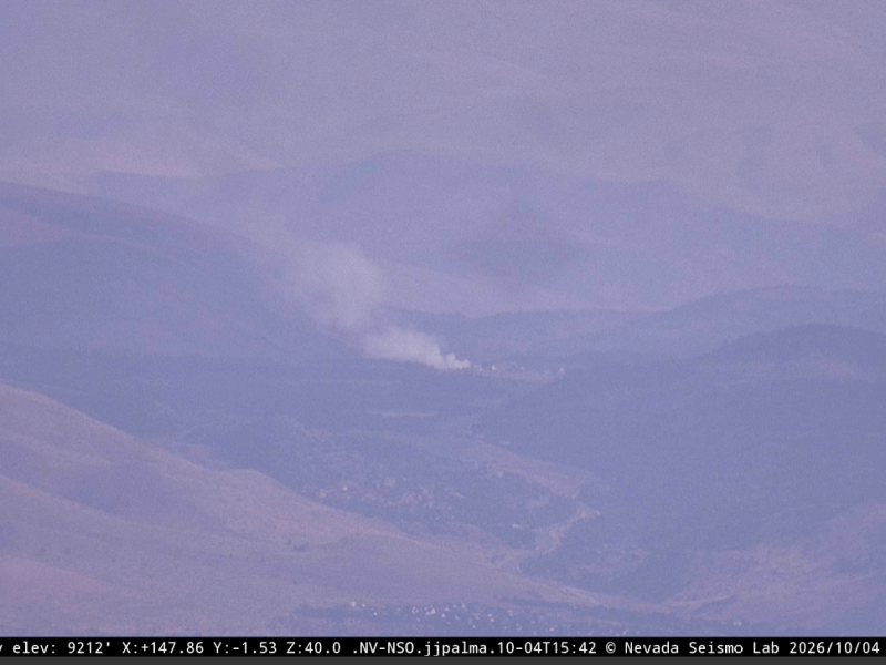 Brush fire erupts, threatens home off US-395 and Spring Valley in Douglas County