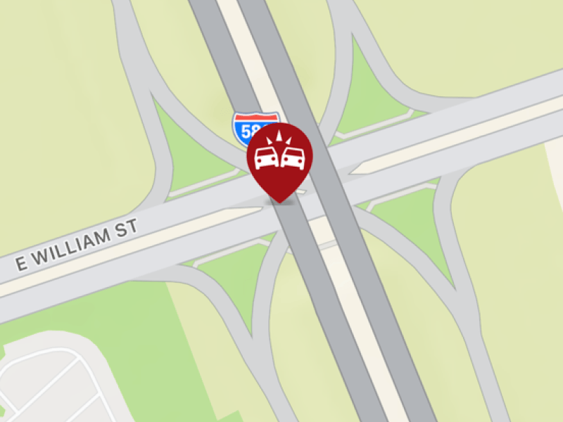 Carson City emergency crews called to collision on I-580 near William Street